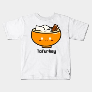 tofurkey cute design Kids T-Shirt